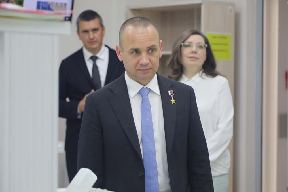Герой России Сергей Бойко посетил НИУ «БелГУ»